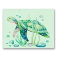 thumbnail image 5 of Small World Greetings Ocean Life Cards 24 Count - Blank Inside with Envelopes - Dolphins, Seahorse, Sea Turtle and Whale - A2 Size (5.5”x4.25”), 5 of 8