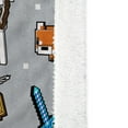 thumbnail image 3 of Minecraft Couverture au Toucher Soie avec Dos en Polaire Sherpa, 3 of 5