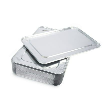 Boardwalk Aluminum Steam Table Pan Lids 50/Carton BWKLIDSTEAMFL