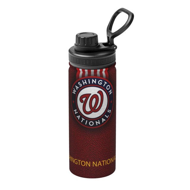 Botella de agua Washington Nationals, vasos de acero inoxidable con aislamiento y tapa, taza de café de viaje, taza de agua con aislamiento al vacío de doble pared, regalos para mujeres, hombres,