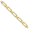thumbnail image 4 of Auriga Fine Jewelry 14K Yellow Gold Polished and Textured Fancy Bracelet 7.25inch for Women, 4 of 6