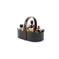 thumbnail image 2 of Linen Chest Bellwood Bathroom Caddy - Black/Walnut, 2 of 6