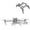 Gray, variant on Height Enhancement Landing Gear For DJI Air 3S Spider Leg Foldable Extension Kit All-in-One Landing Protection Bracket Quick Release Extension Leg Anti-scratch Drone Accessory