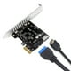 thumbnail image 3 of Tarjeta controladora de expansión PCI-E a USB 3.0 PCIE de 19 pines Adaptador de panel frontal tipo C de PCI-E a USB 3.0, 3 of 4