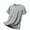 T Shirts for Men Gray, variant on Short Sleeve Shirts for Men Big & Tall M-5XL Crewneck Silk Tees Tops Plus Size Casual Solid Breathable Pullover Basic Tshirts