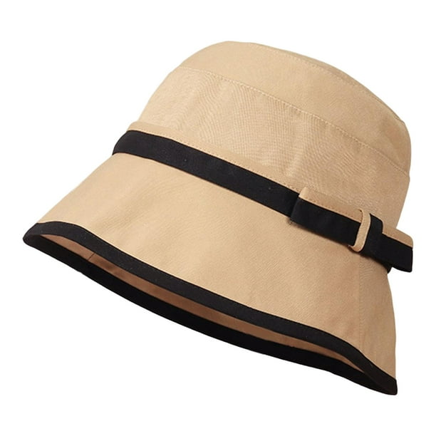 Women Bucket Hat Packable Summer Casual Sun Hat for Outdoor Hiking Fishing  Brown 