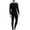 Black, variant on Men's Cotton Thermal Underwear Union Suits Henley Onesies Base Layer (Black, M)