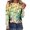 Yellow, variant on My Items Shirts for Women Women's Long Sleeve Shirts Womens Casual Multicolor Rose Prints O Neck Long Sleeve Shirt Tops Blouse Xxl