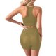 thumbnail image 3 of Gibobby Conjunto de entrenamiento para mujer Conjunto de sujetador deportivo acolchado para yoga y fitness para mujer, chaleco cómodo inalámbrico a de golpes (Amarillo,XL), 3 of 4