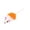 Orange, variant on Interactive Electronic Plush Mouse Cat Toy, Automatic Squeaky Furry Mice Pet Toys, for Puppy Kitten Indoor Playing 4.3In