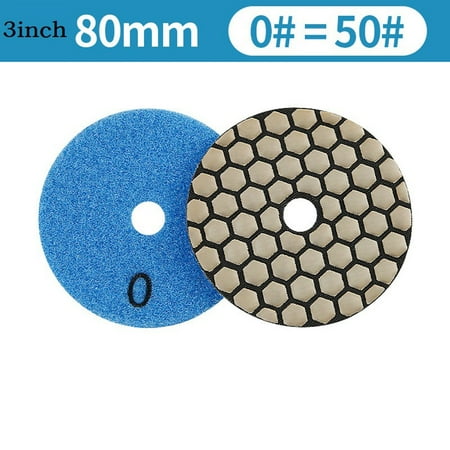 

1pc 3Inch Diamond Dry Polishing Pad For Granite Marble Grinding Sanding Disc
