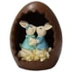 thumbnail image 1 of Pascua Chocolate Cáscara De Huevo Pareja Familia Conejito Ornamento Primavera Pascua Decoraciones Resina Conejito Decoraciones Figuritas Artesanías Speravity FN007190-01, 1 of 6