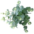 thumbnail image 1 of Flor artificial 4 ramas Flor falsa con hojas Oficina en casa Banquete de boda Decoración floral artificial, Blanco verde Vogacara HA6518-01B, 1 of 6