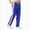 A45-Blue, variant on Mens Sweatpants with Pockets - Mesh Open Bottom Athletic Joggers for Men Loose Fit Gym Workout Running Casual Pants Khaki XXL