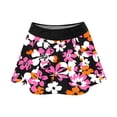 thumbnail image 5 of DHFJKG Womens Swimsuits Tankini Criss Cross V Neck Floral Top With Skirt Bottom Swimwear Two Piece Bathing Suit Casual Beachwear, 5 of 6