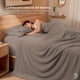 thumbnail image 5 of Juego de Sábanas de Bambú Dreamlab, Ropa de Cama Ultra Suave, Fresca, Hipoalergénica, Ecológica, Sábanas Matrimoniales de Bambú, Color Arena, 5 of 11