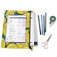 thumbnail image 4 of Yellow Lemon Slice A4 Pencil Pouch 3 Ring Zipper Pencil Pouches Pencil Case for Binder Cosmetic Bag 2 Pack, 4 of 6