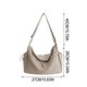 thumbnail image 3 of Women's Solid Color Crossbody Bag Commute Shoulder Bag Multi-Pocket Lightweight Casual Large Capacity Versatile Nylon Bag, 3 of 6