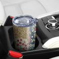 thumbnail image 5 of 20 Oz Pioneer Flower Coffee Tumbler Double Wall Insulated Stainless Steel Water Bottle | Metal Reusable Thermoses Flask with Cup Cap | Leak & Sweat Proof with Anti-Dust Lid, 5 of 7