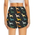 thumbnail image 4 of Haiem Plaid Dachshund Women's 2 in 1 Running Shorts - Lightweight Athletic Workout Gym Yoga Breathable Sports Shorts Liner with Phone Pockets-Medium, 4 of 9