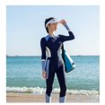 thumbnail image 6 of Nookwell Wetsuit for Womens in Cold Water, Front Zip Long Sleeve Wetsuit Skin Protection Diving Suit for Aerobics Diving Surfing Swimming, 6 of 8