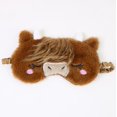 thumbnail image 1 of 5 uds antifaz para dormir de animales, 5 estilos antifaz para dormir para niños con los ojos vendados lindo antifaz opaco de felpa para niños hombres mujeres siesta de viaje, 1 of 5