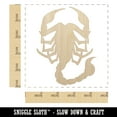 thumbnail image 2 of Scorpion Silhouette Wood Shape Unfinished Piece Cutout Craft DIY Projects - 4.70 Inch Size - 1/8 Inch Thick, 2 of 7