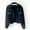 Black, variant on Denim Jacket For Women,Women's Fashion Casual Slim Pearl Single-Breasted Jacket Denim Jacket Short Coat