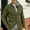 Army Green, variant on Men's Cardigan Sweater, Long Sleeve Open Front with Button and Pocket, Lightweight Polyester Knit for Casual Wear, Daily Use and Winter Seasons