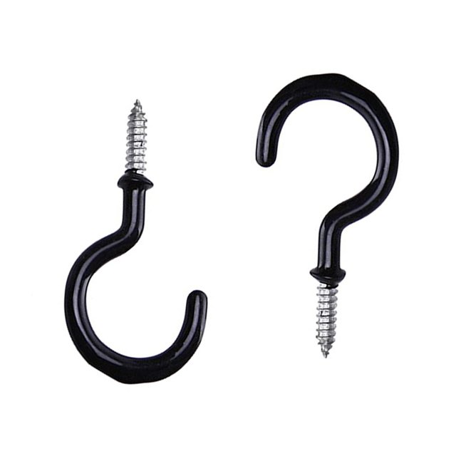 70 unidades de gancho de tornillo de ojo, gancho de interrogación, gancho de ojo de oveja, llavero, collar de joyería, colgador de copa, tamaño 1-1/4 Afortunado Sencillez