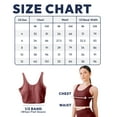 thumbnail image 4 of Nirlon U Tank Top Sports Bra - Nirlux Womens Tops & Sports Bras for Women - Light Cups, Scoop Neck Workout Tops for Women (Rio Red, 4), 4 of 6