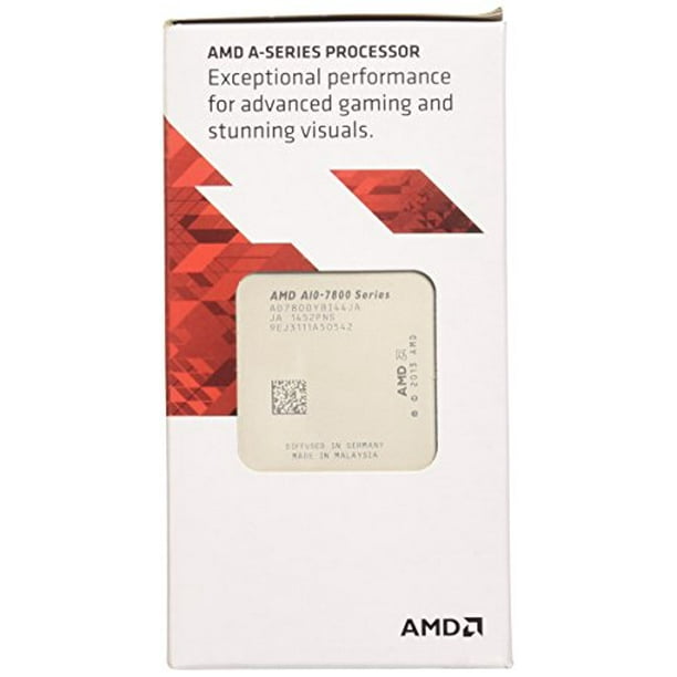 Amd Amd A10 7800 Fm2 Box R7 Series Graphics 3 9 4 Socket Fm2 Ad7800ybjabox Walmart Com Walmart Com
