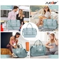 thumbnail image 7 of SUOSDEY Overnight Duffle Bag for Travel,Weekender Bags with Shoes Compartment,Hospital Bag for Labor and Delivery,Carry on Bag for Women,Travel,Gym,Weekend, 7 of 7