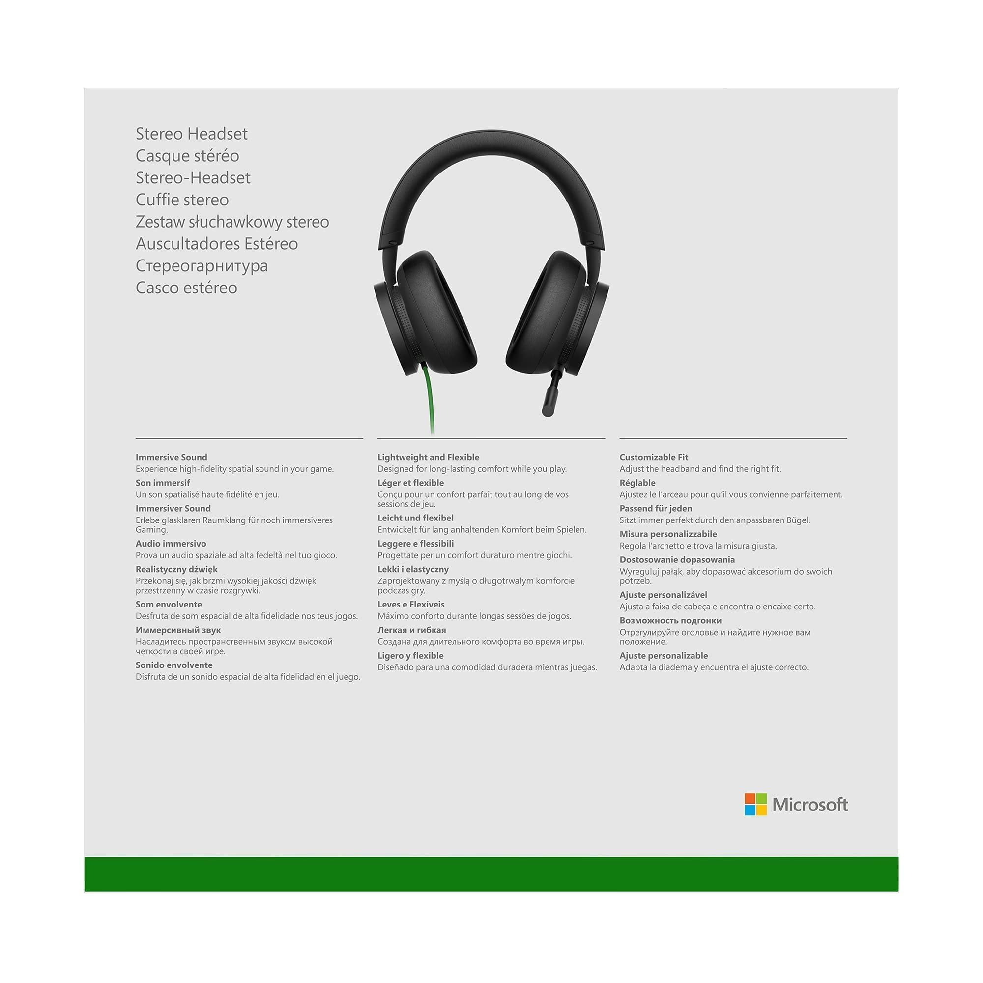 Xbox Wired Stereo Headset for Xbox Series S/X