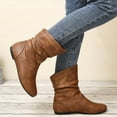 thumbnail image 2 of Women's Ankle Boots - with Comfortable Low Heel & Anti-slip and wear-resistant Outsole, 2 of 10