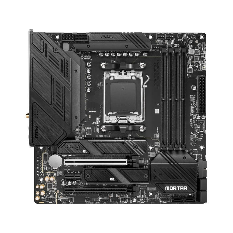 MSI MAG B650M MOTHERBOARD: WIFI, AM5, AMD B650, SATA 6Gb/s MSI MAG B650M MOTHERBOARD: WIFI, AM5, AMD B650, SATA 6Gb/s