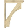 thumbnail image 3 of Ekena Millwork 6"W x 30"D x 42"H Westlake Rough Sawn Craftsman Outlooker, Douglas Fir, 3 of 4