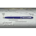 thumbnail image 3 of 10 Twist Action Plastic Stylus Pens Pack - Metallic Barrel, Black Ink - Blue, 3 of 5