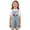 Light Blue, variant on Ruyang Girl's Ripped Denim Bib Overalls Sleeveless Jean Romper Shortsalls Stretchy Short Jumpsuit Fashion Raw Edge Hem Jeans Shorts