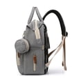thumbnail image 4 of Mochilas de viaje de gran capacidad para mamás, bolsos de maternidad para embarazadas, pañales para bebés, bolsas para cochecito de lactancia, 4 of 4