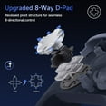 thumbnail image 5 of EasySMX Wireless PC Controller with Mute Buttons,Dual-Stage Vibration Triggers,8 Way D-Pad,Anti-drift Hall Joysticks, Multi-Platform Gaming Controller for PC/Switch/Switch 2/iOS/Android/Steam, 5 of 14
