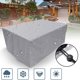 thumbnail image 4 of Abdeckung Gartenm?bel, Rechteckige Für Gartentisch M?belset, Schneeschutz Wasserdicht Staubdicht Anti-UV Atmungsaktives, Wasserdicht & Winterfest Oxford 210D, Grau,210x110x70cm, 4 of 6