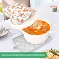 thumbnail image 3 of Yayeee Pot Holders Kitchen Heat Resistant with Pockets 7"x9.8" Cotton Oven Cooking Hot Pads, Small Floral Blooms, 3 of 7