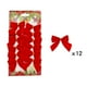 thumbnail image 3 of Christmas Ribbon Bows Ornaments Xmas Tree Bowknot Decoration (36 Pcs, Red, Gold, Silver), 3 of 5