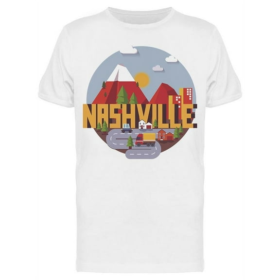 Nashville Tennessee Highway T-Shirt Men -Image by Shutterstock, Male Medium