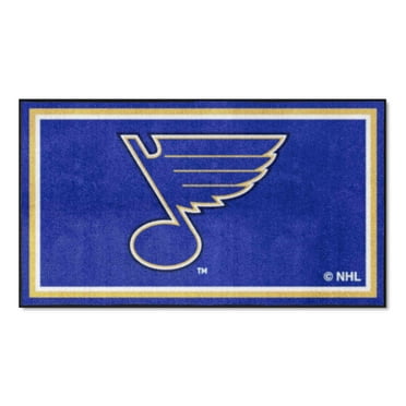St. Louis Blues 3x5 Rug Music Note Primary Logo