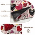 thumbnail image 6 of Large Area Rugs for Living Room Bedroom, Romantic Love 8'x10' Rug Washable Carpet Runner Indoor Outdoor, Valentine's Day Stars Heart Cartoons Beige Non Slip Floor Mats Rug for Kitchen, Patio, 6 of 8