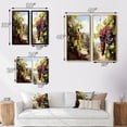 thumbnail image 4 of Designart "Green Beauty of Ancient Wisdom in the Vineyard" Vineyard Wall Art Set Of 2 - Green Landscapes Canvas Set For Living Room Decor, 4 of 7