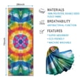 thumbnail image 2 of Colorful Tie Dye Mandala Pattern Hot Yoga Mat Towel Non Slip for Hot Yoga - Quick-Drying Yoga Mat Cover with 4 Corner Pockets with Travel Bag - Hot Yoga Towel Non Slip 70"x26", 2 of 6