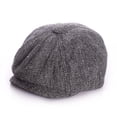 thumbnail image 1 of Sombrero Bailey para padres e hijos de otoño e invierno, sombrero para niños, sombrero con lengüeta de pato para adultos, sombrero octogonal de vendedor de periódicos, sombrero delantero para hombres, 1 of 5